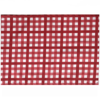 Fleur de Soleil - Serviettes Vichy Rouge  Lot de 2