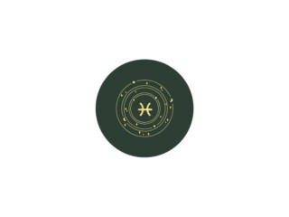 Sous-verre signe astro en cuir vert – SV506 Poissons (19 février – 20 mars) par la marque LAVOISIER Maroquinier LAVOISIER Maroquinier - Sous-verre signe astro en cuir vert – SV506 Poissons (19 février – 20 mars)