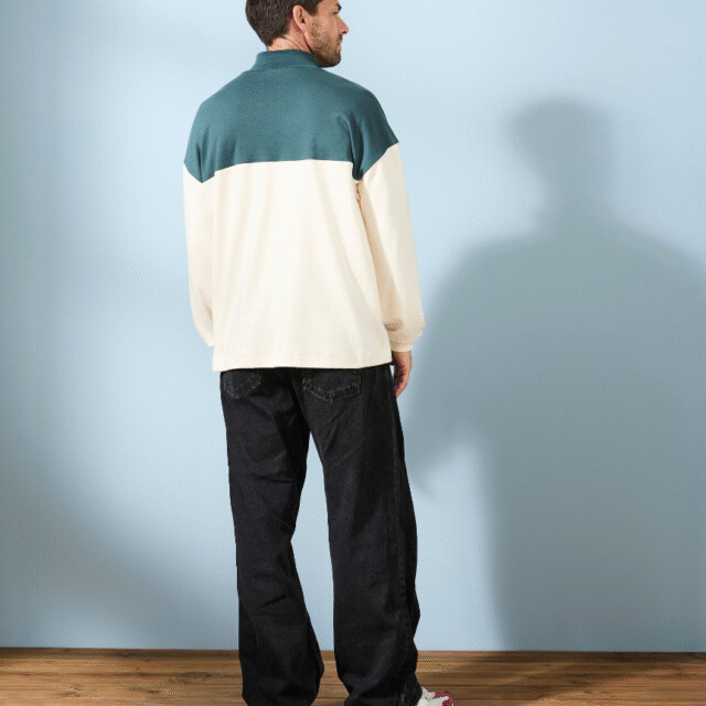 Lemahieu - Sweat zippé en Coton BIO - Cèdres - Homme