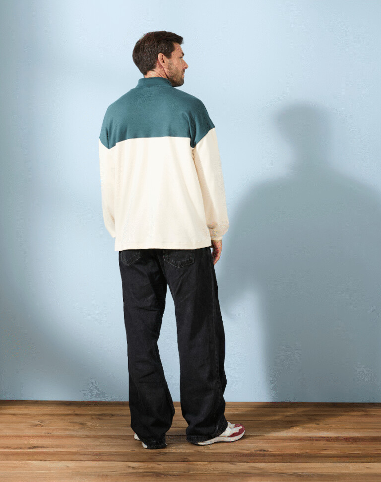 Lemahieu - Sweat zippé en Coton BIO - Cèdres - Homme