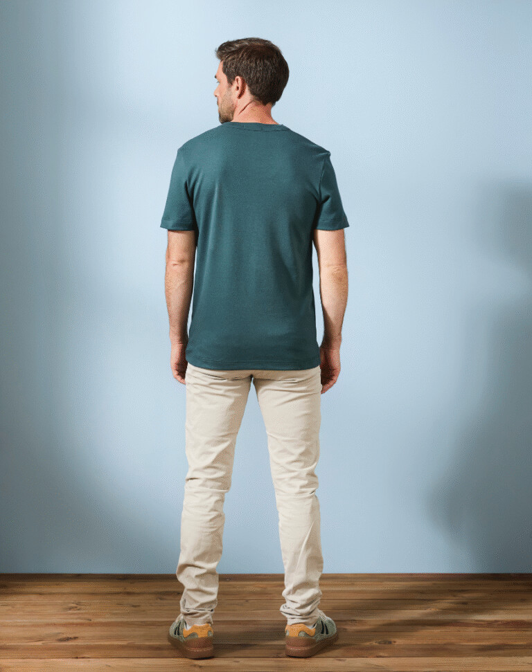 Lemahieu - T-shirt épais en Coton Bio - Cèdres - Homme