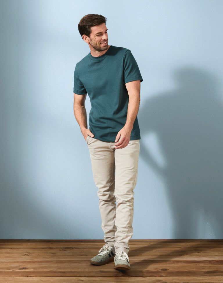 Lemahieu - T-shirt épais en Coton Bio - Cèdres - Homme