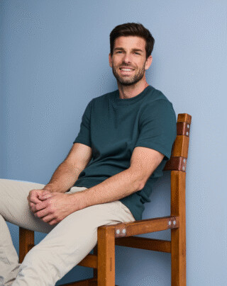 Maison Lemahieu - T-shirt épais en Coton Bio – Cèdres – Homme