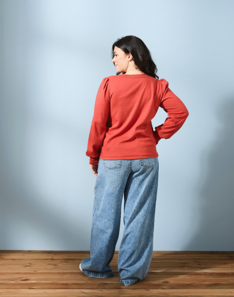 Lemahieu - Top manches longues - Tomette - Femme