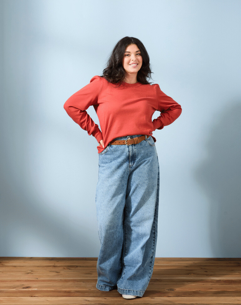 Lemahieu - Top manches longues - Tomette - Femme