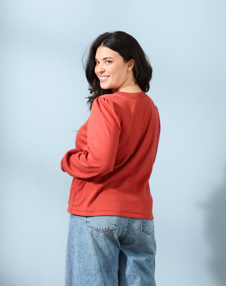Lemahieu - Top manches longues - Tomette - Femme