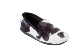 Airplum - Chausson ZACAR Femme blanc et noir