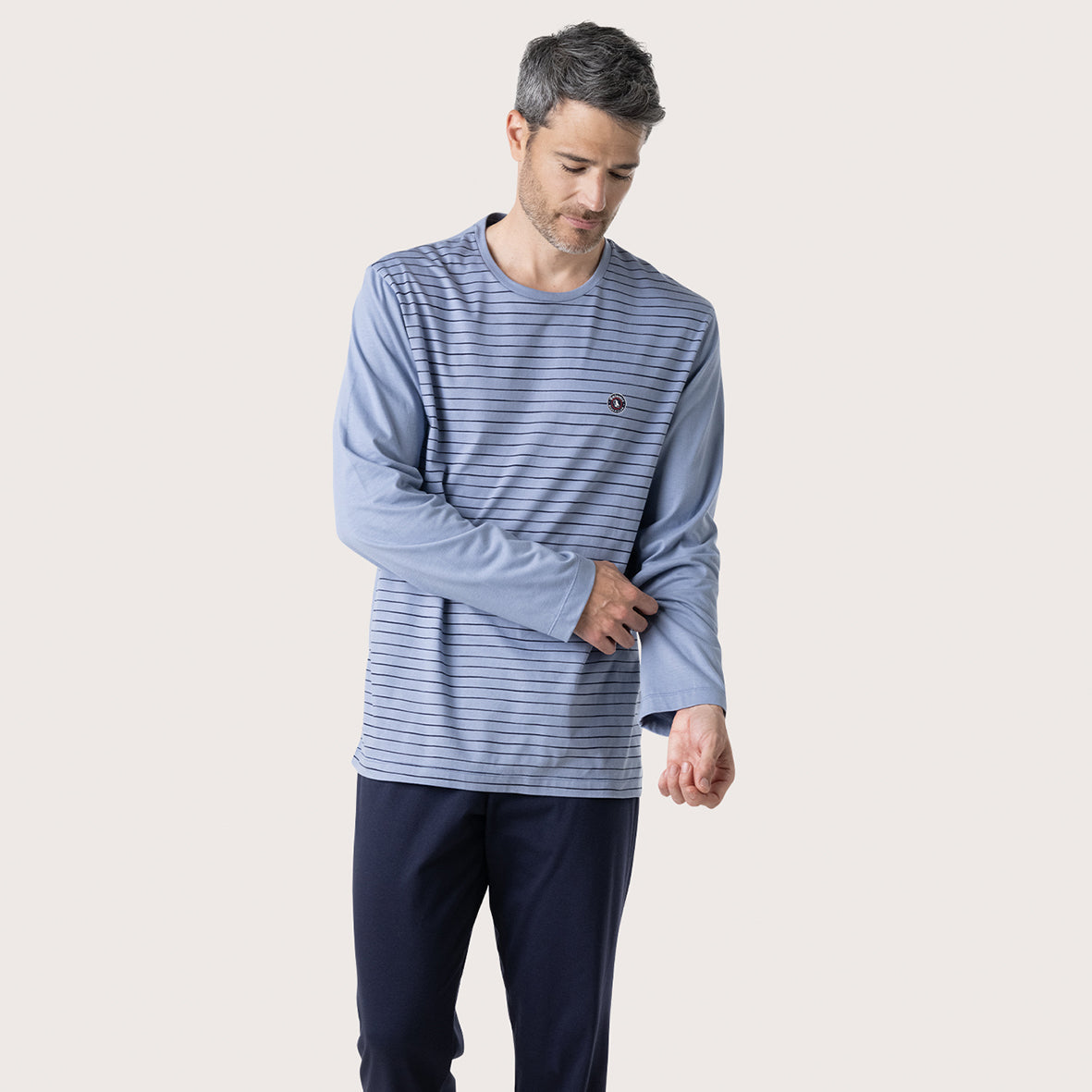 0LU43 7449 S4 bce6c49b b5fd 4649 b367 869cd4e88f86 Eminence - Pyjama long homme Fait en France Eminence