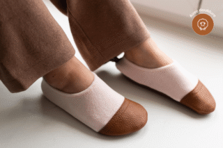 Les Petits Velours Pyjama Rose pâle par la marque Les Pas Petits Les Pas Petits - Les Petits Velours Pyjama Rose pâle