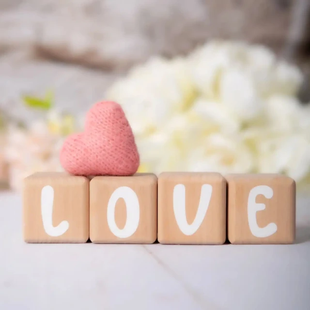 LouYou - 4 Cubes en Bois de 5cm x 5cm + 55 Stickers blancs