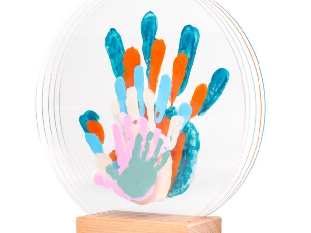 LouYou - Kit Empreintes de mains pour 6 personnes – Support Rectangulaire