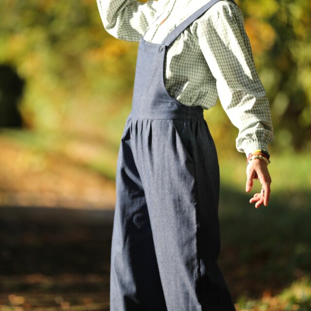 Quintessence - Salopette Isaure - jean brut