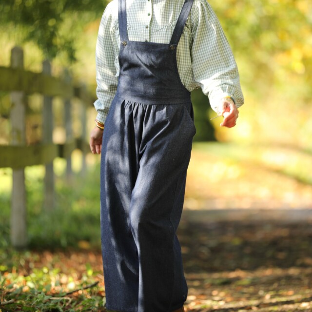 Quintessence - Salopette Isaure - jean brut