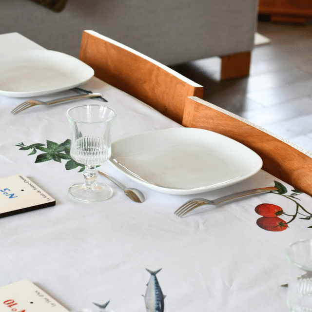 varek.illustrations - Nappe enduite en coton rectangulaire 250 x 160 cm