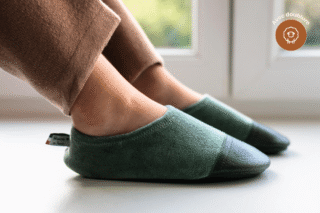 Les Pas Petits - Les Petits Velours Pyjama Gris vert