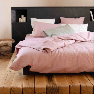 Loulenn - Drap plat en lin lavé français