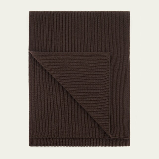 Nitto Knitwear - Echarpe Loris - Marron