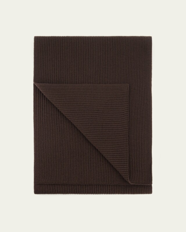 Nitto Knitwear - Echarpe Loris - Marron