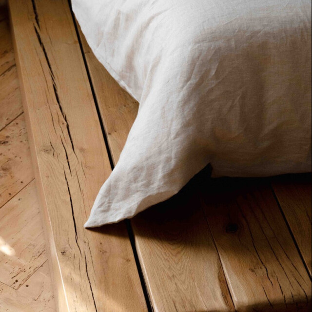 Loulenn - Housse de couette en lin lavé français