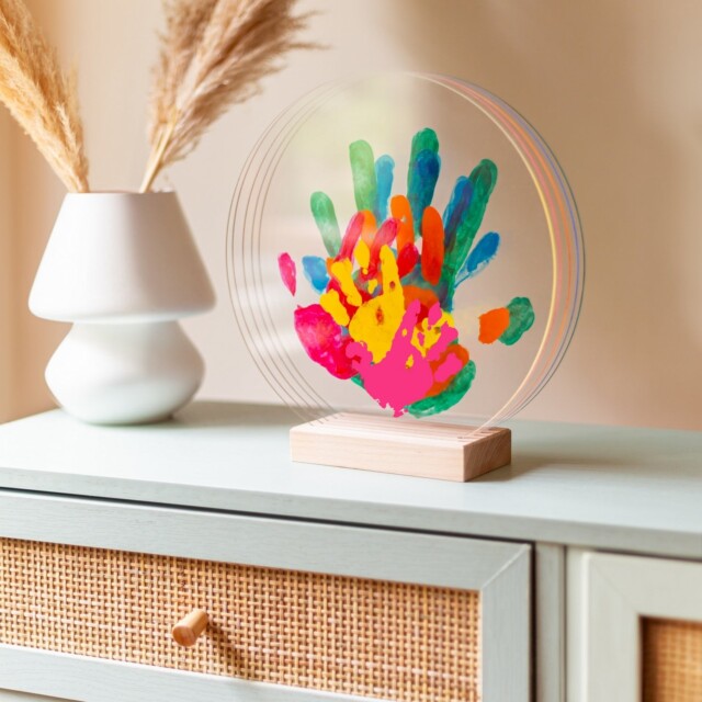 LouYou - Kit Empreintes de mains pour 6 personnes – Support Rectangulaire