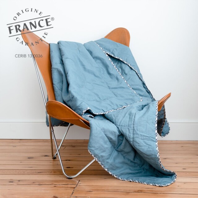 Loulenn - OUESSANT - Plaid naturel en laine française