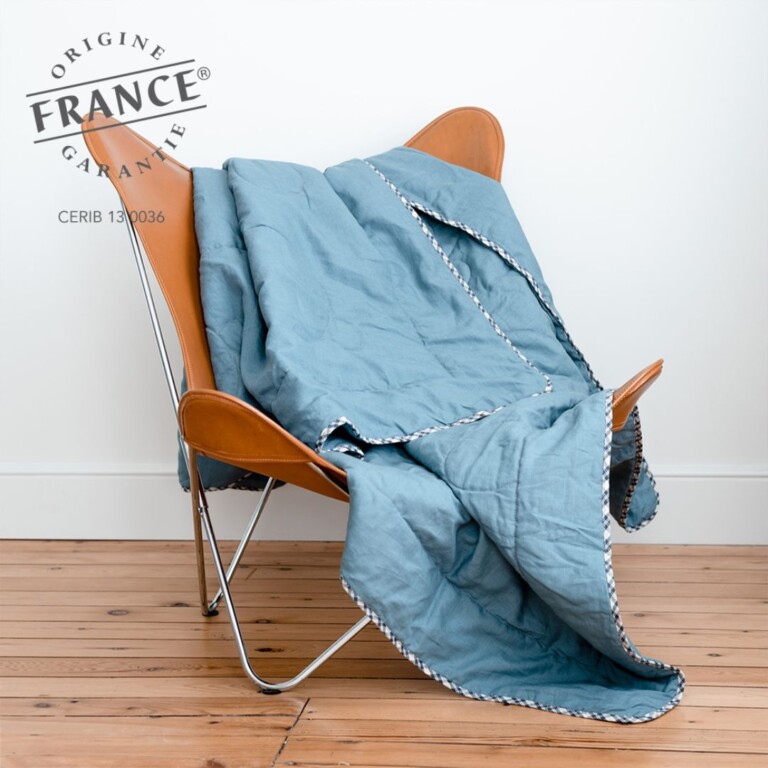 Loulenn - OUESSANT - Plaid naturel en laine française