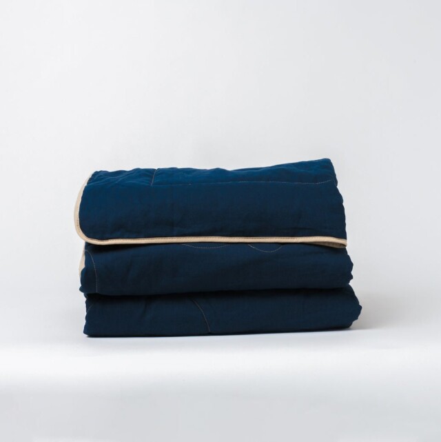 Loulenn - OUESSANT - Plaid naturel en laine française