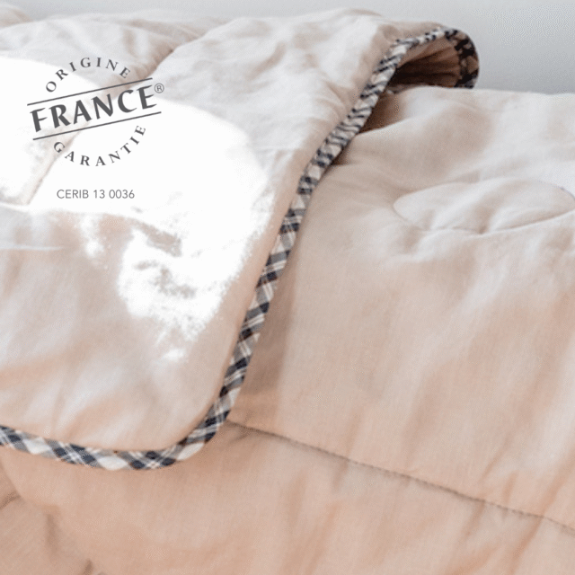 Loulenn - OUESSANT - Plaid naturel en laine française