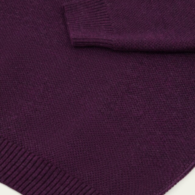 Nitto Knitwear - Pull Youri Col Roulé - Prune