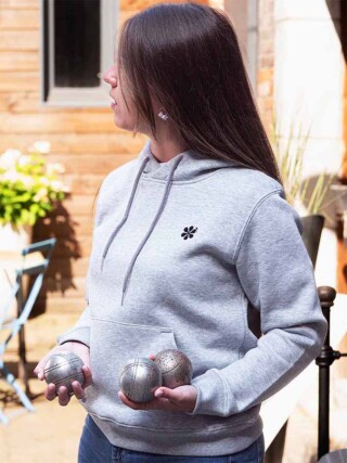 Maison Tricolore - Le Sweat à Capuche Femme En Coton Bio – Gris