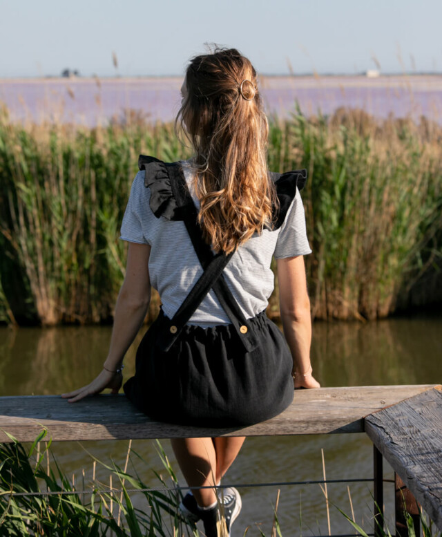 Robe salopette Lauriane par la marque April et C April et C - Robe salopette Lauriane