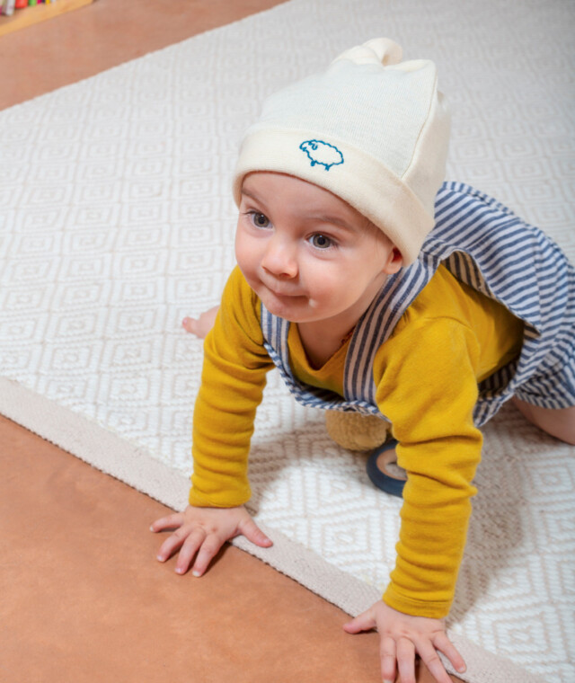 Ardelaine - Bonnet lutin en laine mérinos pour enfant