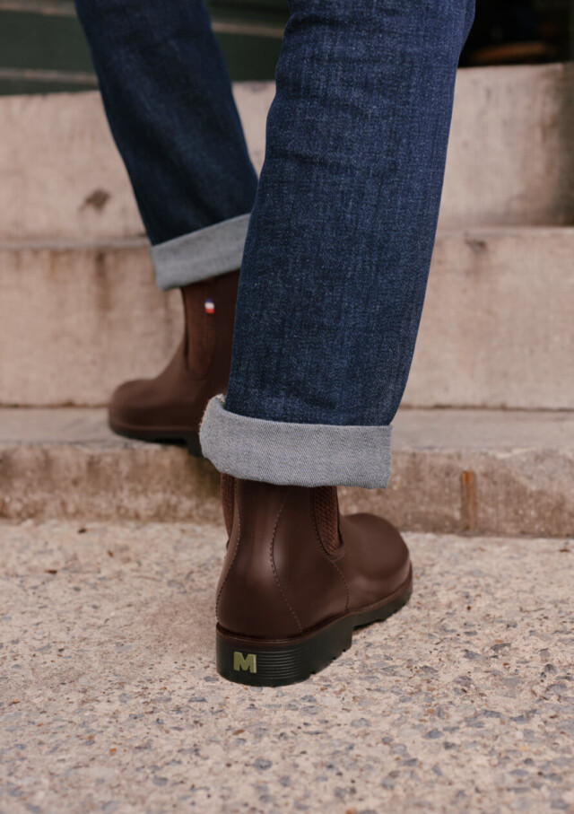 Montlimart - BOOTS MONTPLUIE MARRON JACQUARD