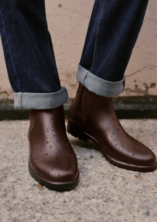 Montlimart - Boots Montpluie Marron Jacquard