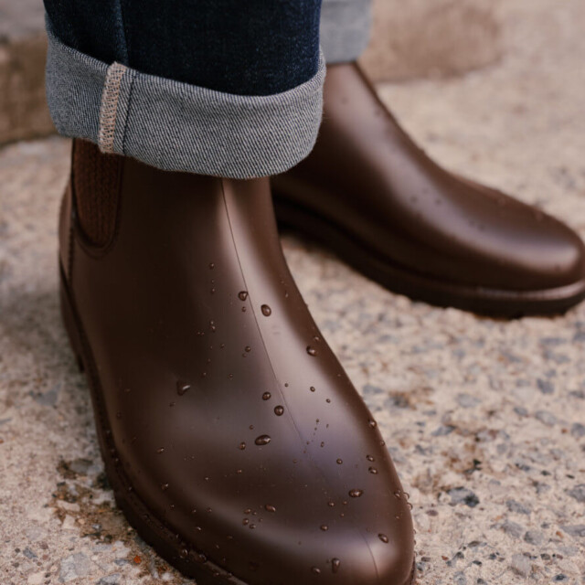 Montlimart - BOOTS MONTPLUIE MARRON JACQUARD