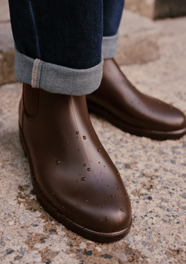 Montlimart - BOOTS MONTPLUIE MARRON JACQUARD