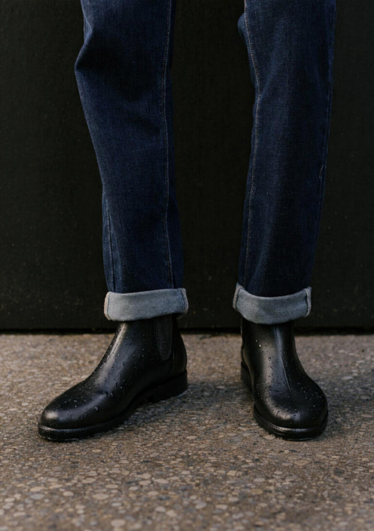 Montlimart - BOOTS MONTPLUIE NOIR CHEVRONS