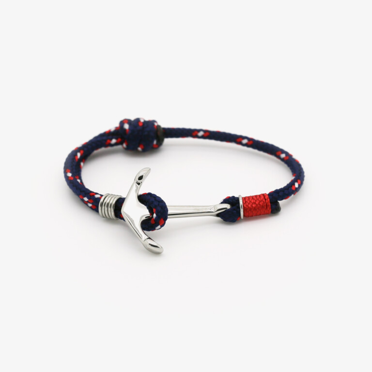bracelet enfant corde navy attache ancre packshot monzemare Monzémaré - L'Authentique