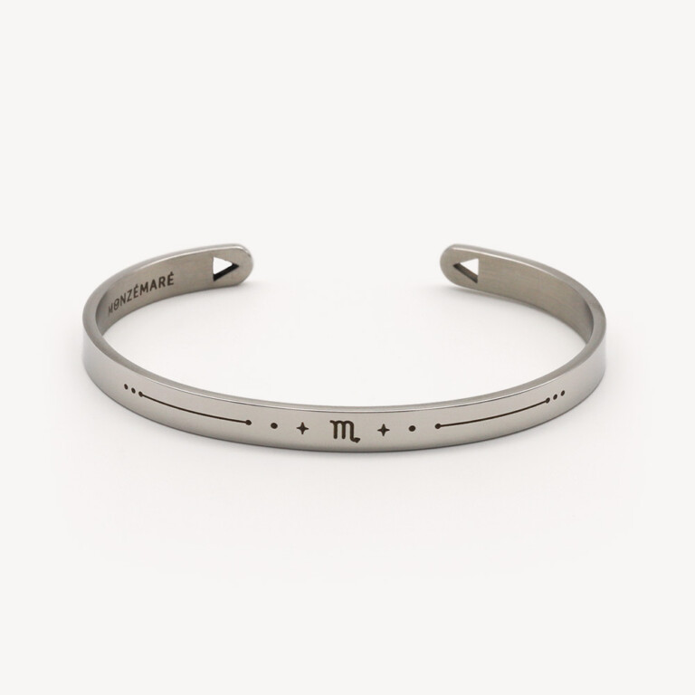 Monzémaré - Signes du Zodiaque x12 Argenté Scorpion