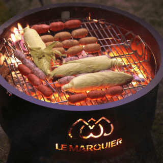 Le Marquier - Brasero LE MARQUIER Original diamètre 60cm coloris noir