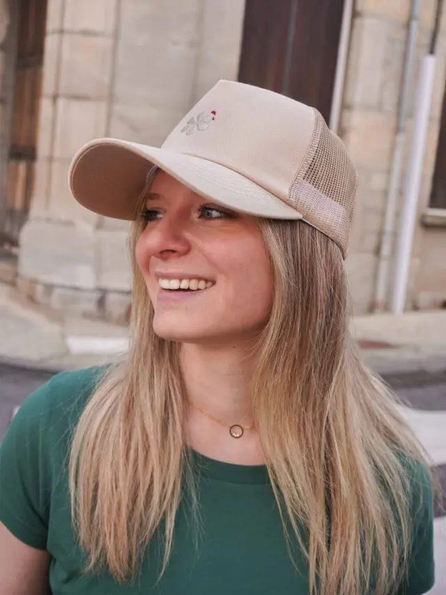 Maison Tricolore - La Casquette Filet Française Femme – Beige