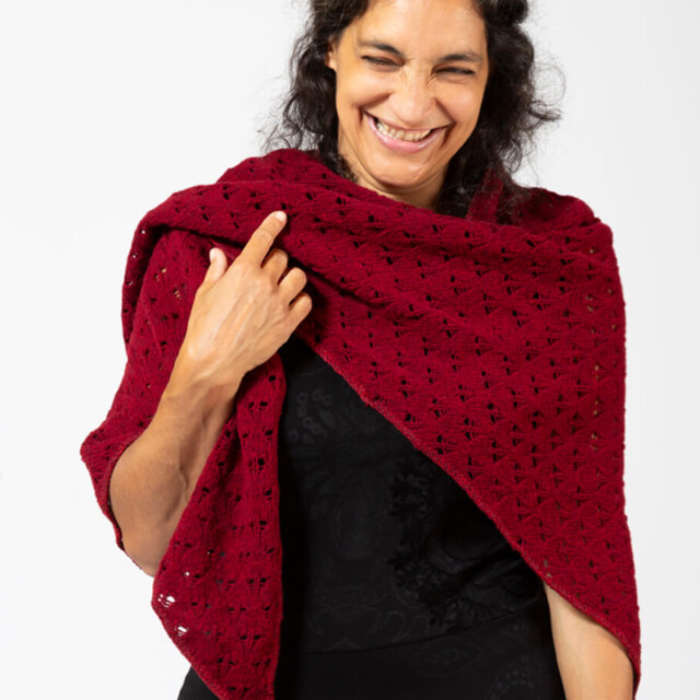 Ardelaine - Châle ajouré en laine