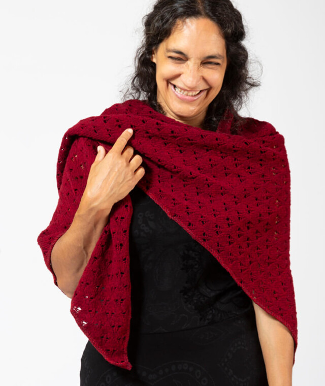 Ardelaine - Châle ajouré en laine