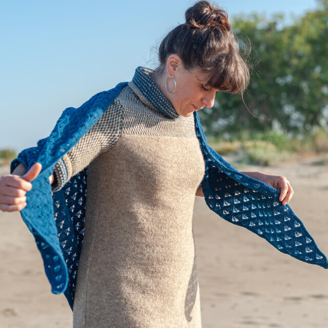 Ardelaine - Châle ajouré en laine