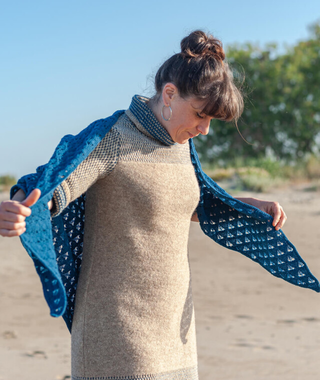 Ardelaine - Châle ajouré en laine