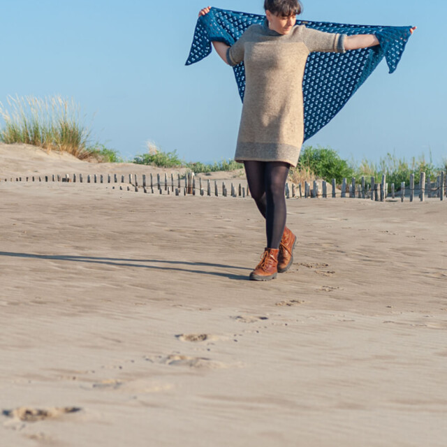 Ardelaine - Châle ajouré en laine