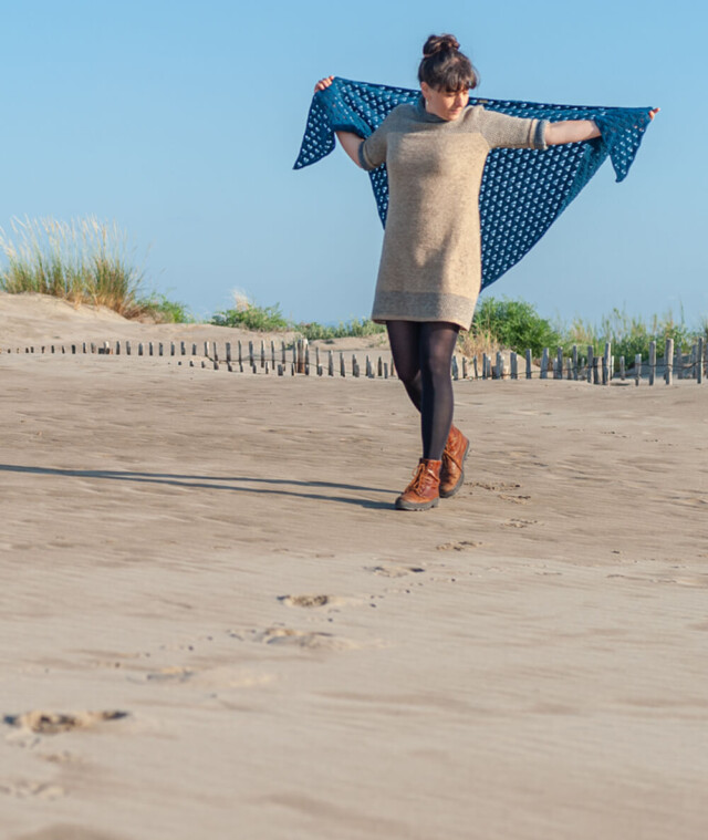 Ardelaine - Châle ajouré en laine