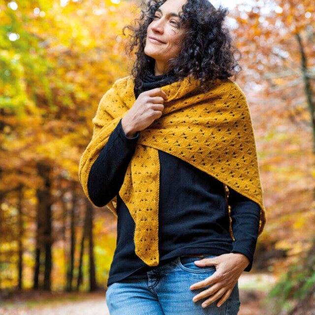 Ardelaine - Châle ajouré en laine