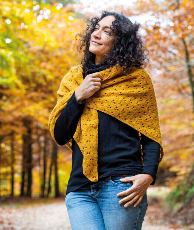 Ardelaine - Châle ajouré en laine