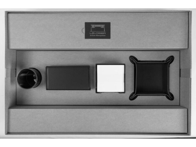 Lavoisier Maroquinier - Coffret classique 60cm en cuir gold - COF-500-60